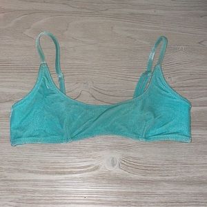 TRIANGL velvet bikini top